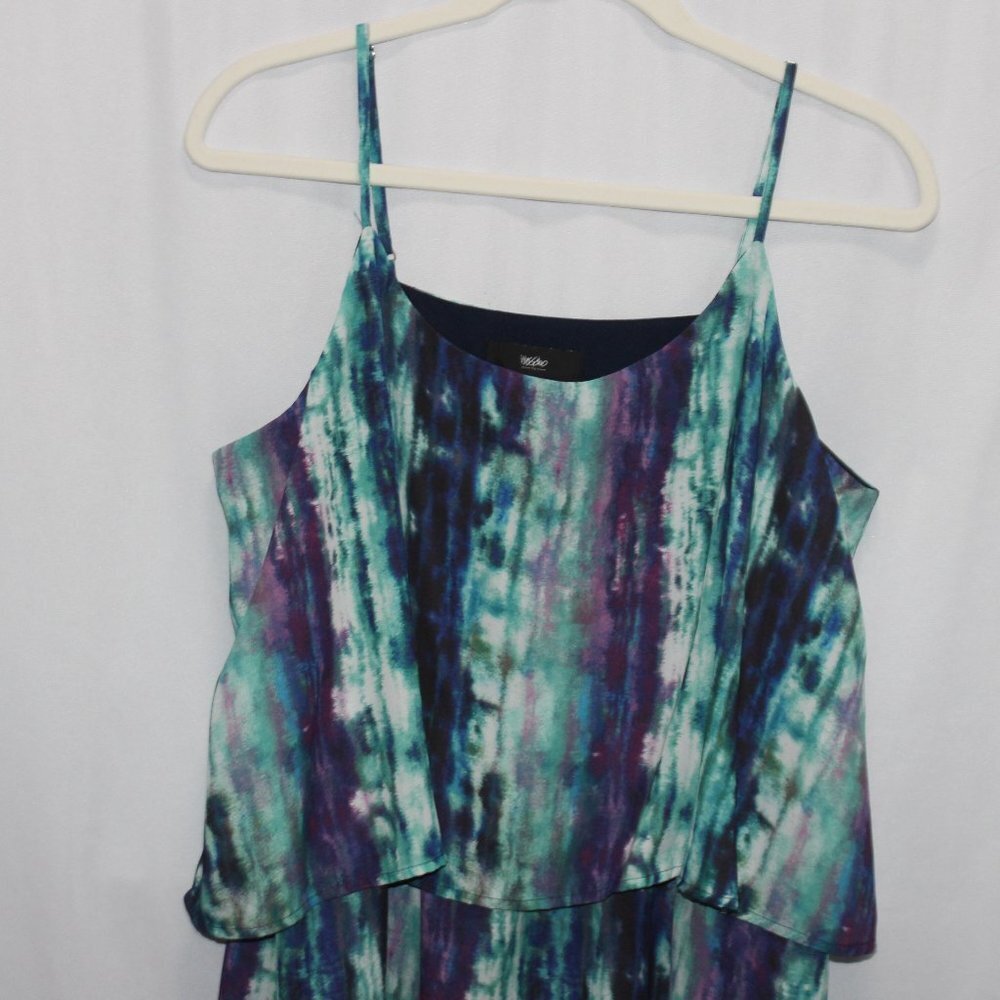 Mossimo Three Tier Strappy Fully Lined Maxi Dress - Picture 11 of 16